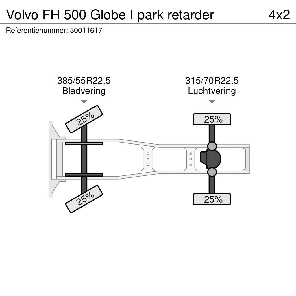Volvo FH 500 Globe I park retarder Autotractoare