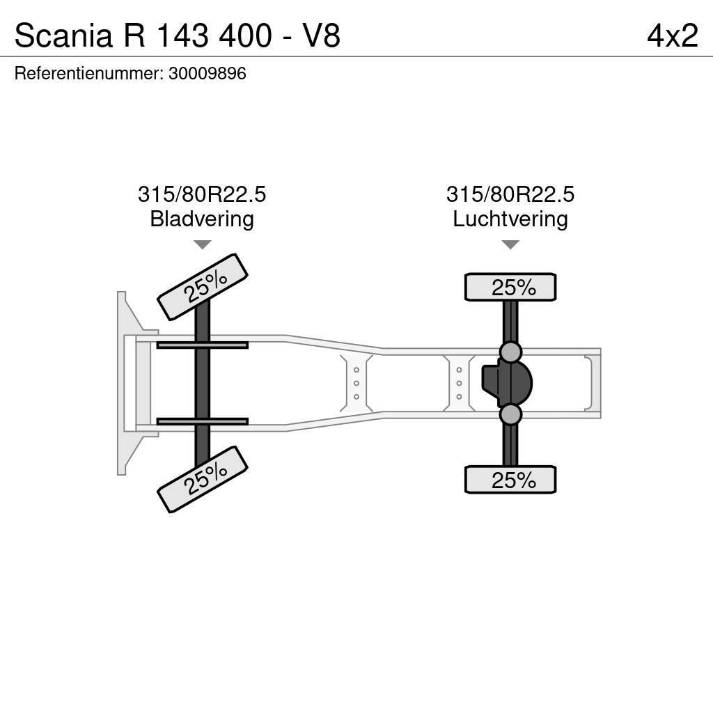 Scania R 143 400 - V8 Autotractoare