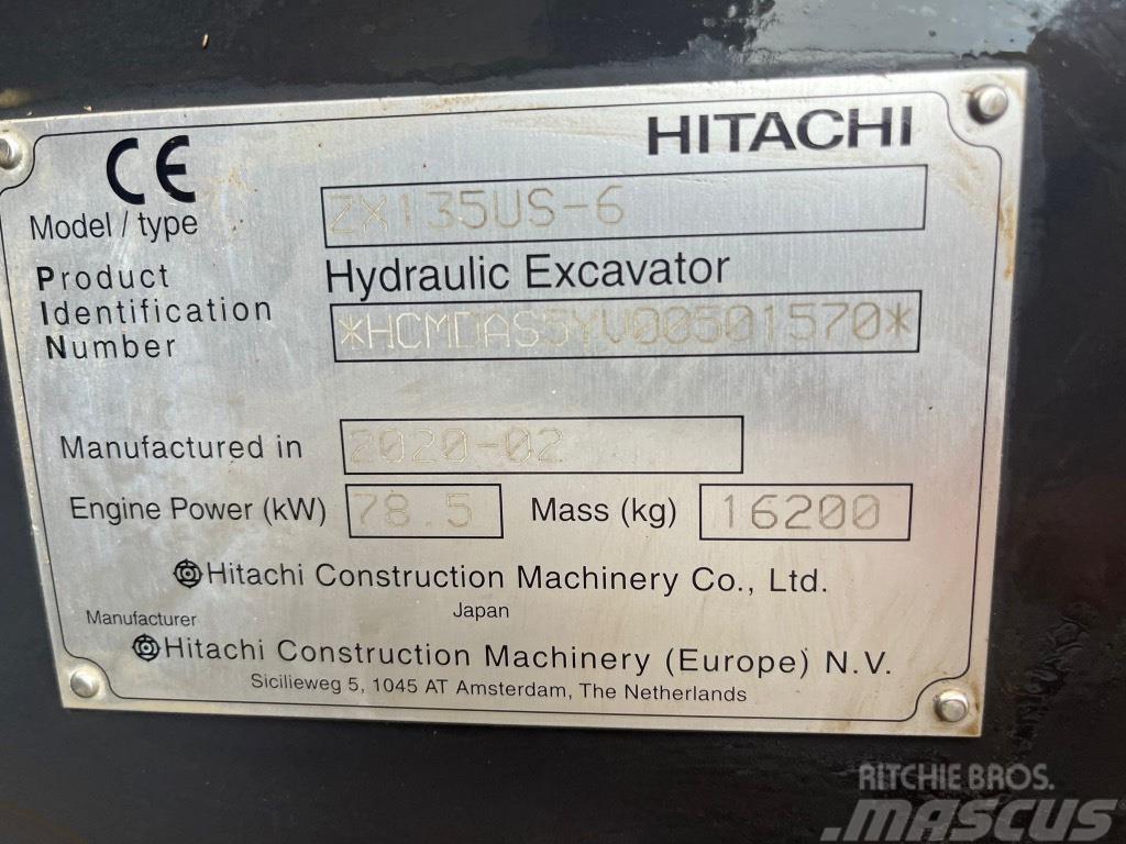 Hitachi ZX 135 US-6 Excavatoare pe senile