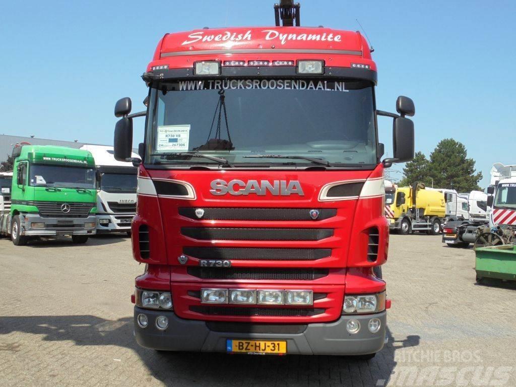 Scania R730 V8 + Euro 5 + Loglift 115Z + 6X4 + DISCOUNTED Macara pentru orice teren