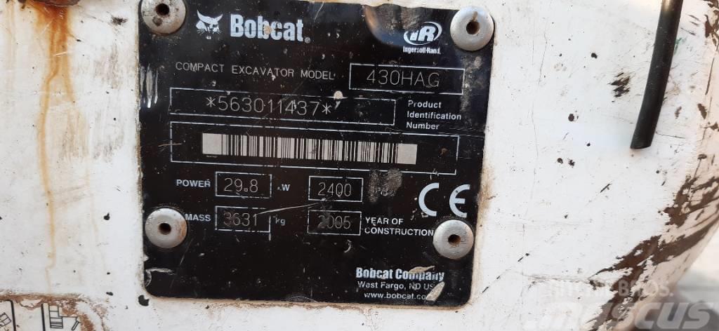 Bobcat 430 HAG Mini excavatoare < 7t