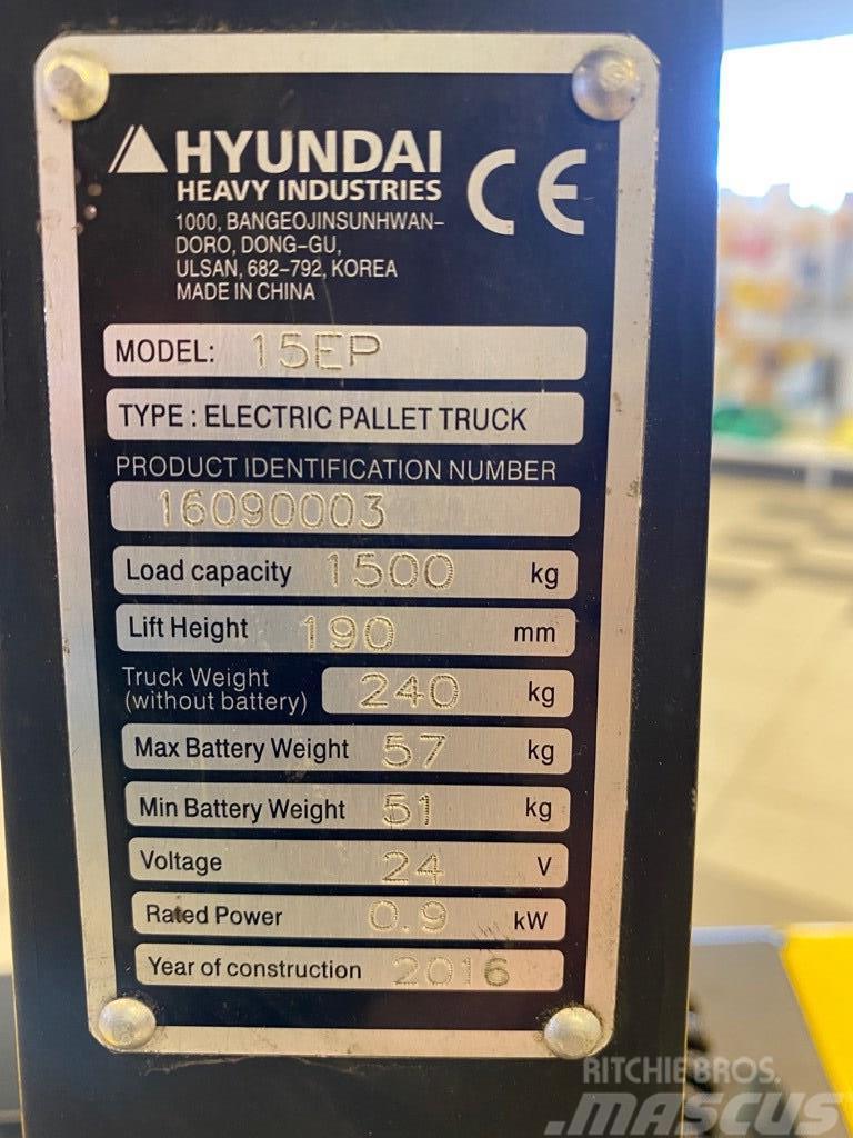 Hyundai 15EP Transpaleta manuala