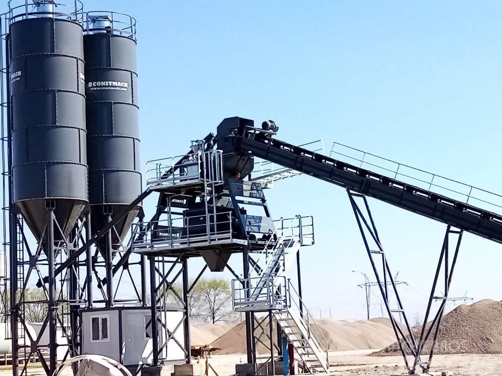 Constmach 60 M3 Stationary Concrete Batching Plant Centrala beton