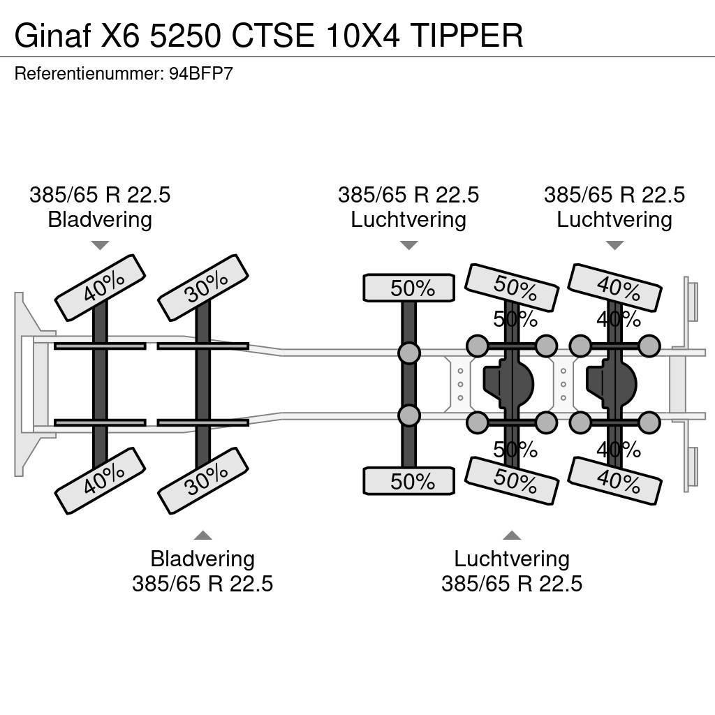 Ginaf X6 5250 CTSE 10X4 TIPPER Autobasculanta