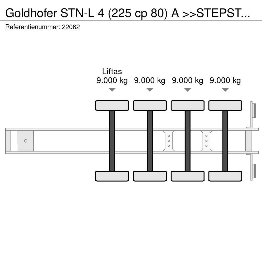 Goldhofer STN-L 4 (225 cp 80) A >>STEPSTAR<< (CARGOPLUS® tyr Semi-remorca agabaritica