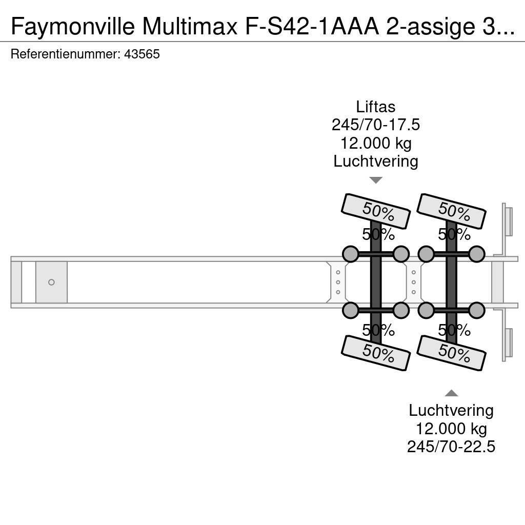 Faymonville Multimax F-S42-1AAA 2-assige 3,90 meter Extandable Semi-remorca agabaritica