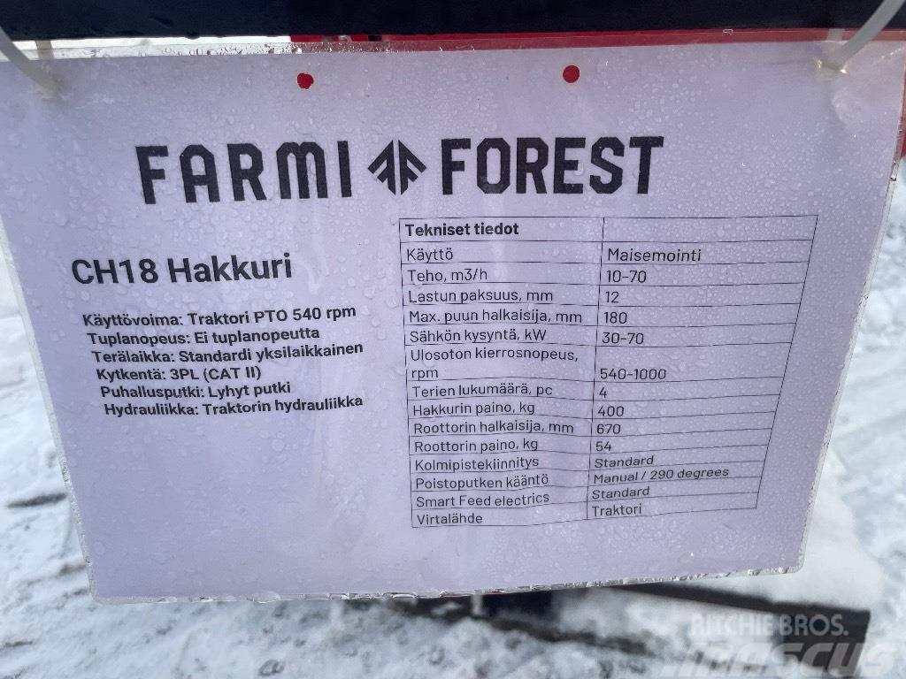 Farmi Forest CH18 Masini de tocat lemn