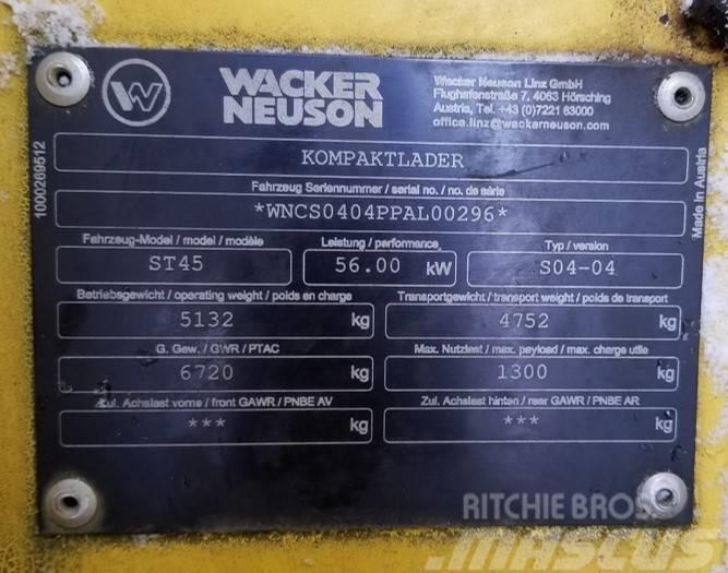 Wacker Neuson ST45 Încarcatoare cu excavator