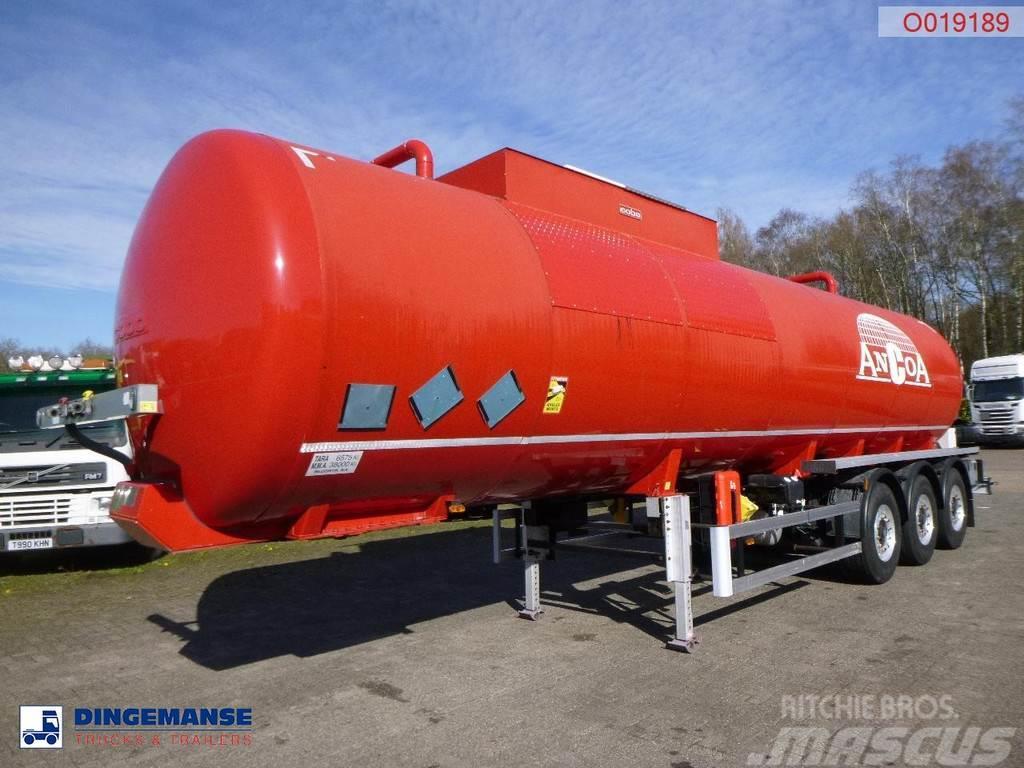 Cobo Bitumen tank inox 34 m3 / 1 comp Cisterna semi-remorci