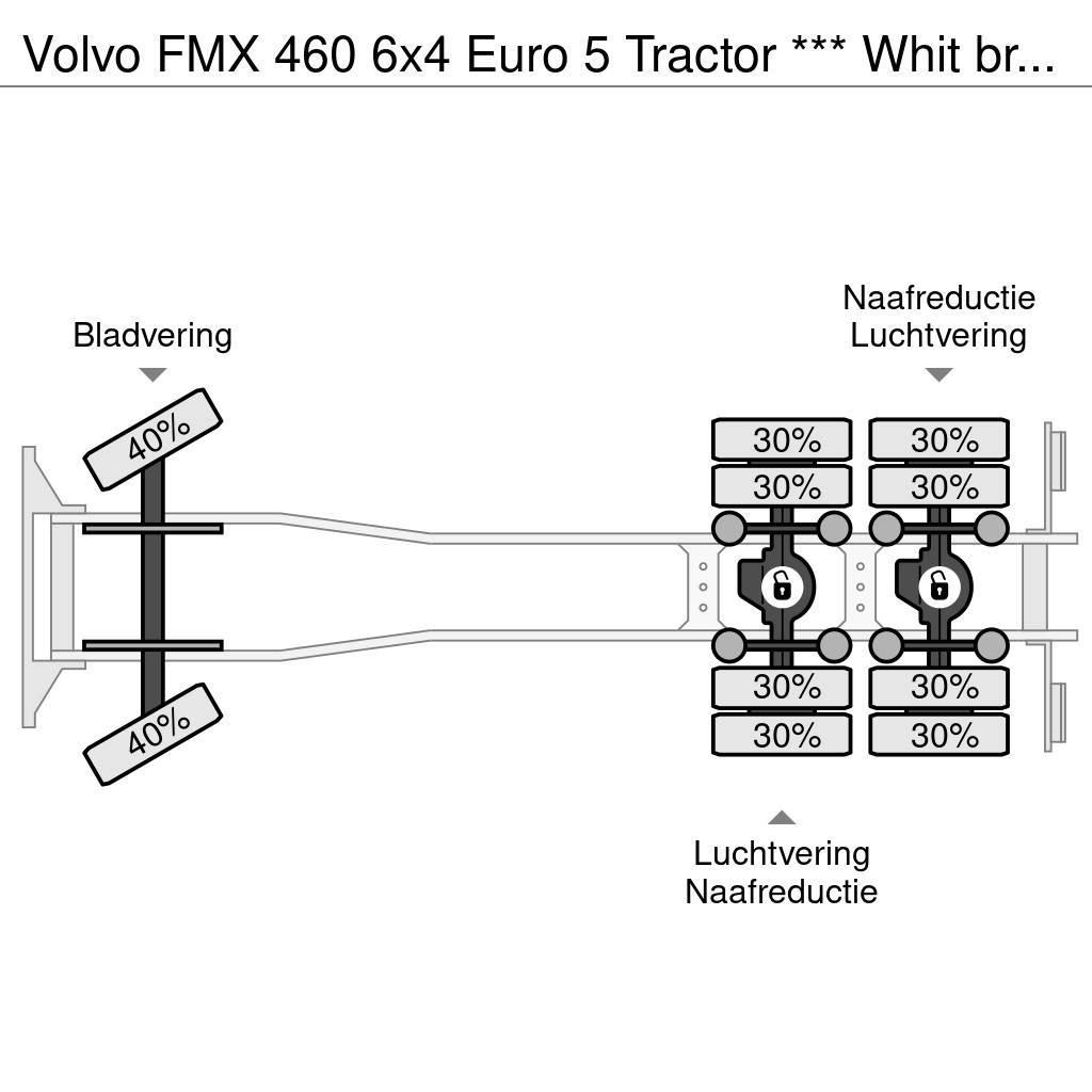Volvo FMX 460 6x4 Euro 5 Tractor *** Whit bridge to Put Macara pentru orice teren
