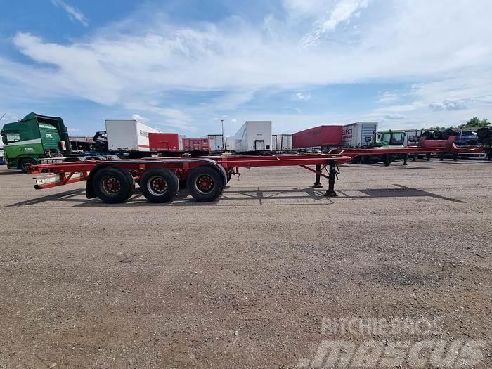 Broshuis 10-24K 3 AXLE CONTAINER CHASSIS STEEL SUSPENSION D Camion cu semi-remorca cu incarcator