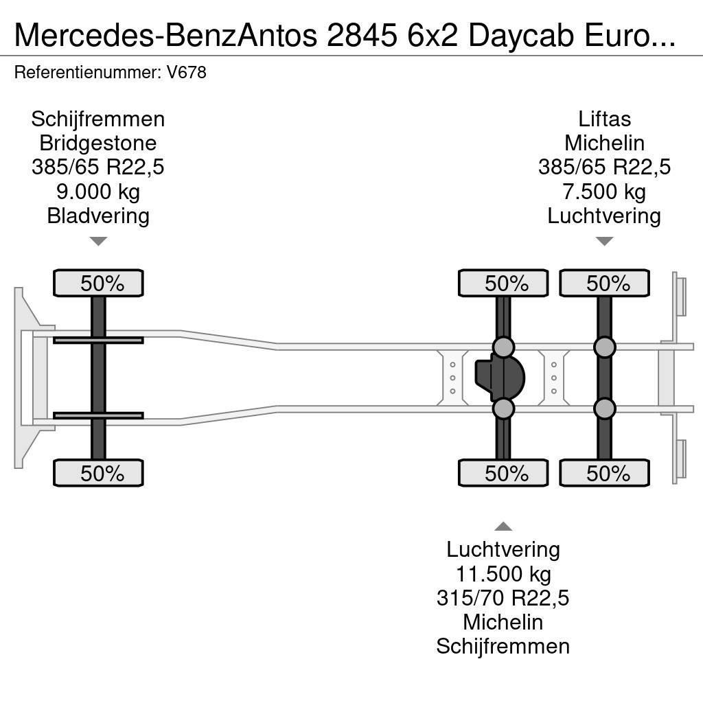 Mercedes-Benz Antos 2845 6x2 Daycab Euro6 - Haakarm 21T - Lift-A Camion cu carlig de ridicare