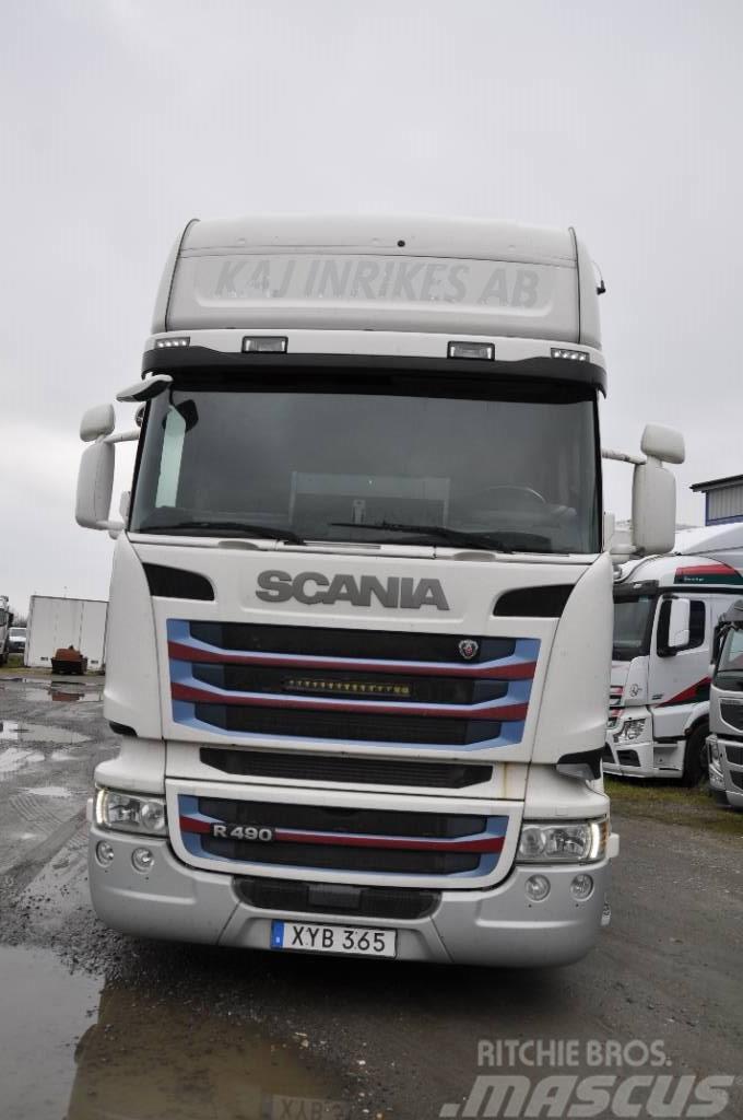 Scania R490 LB6X2MNB Camion cadru container