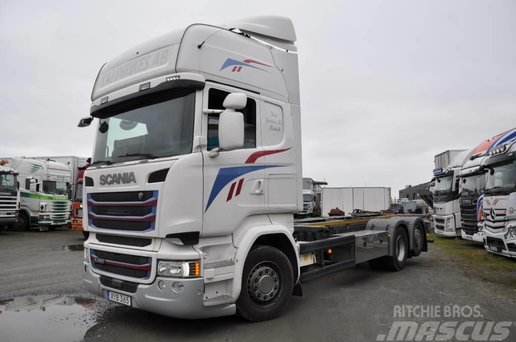 Scania R490 LB6X2MNB Camion cadru container