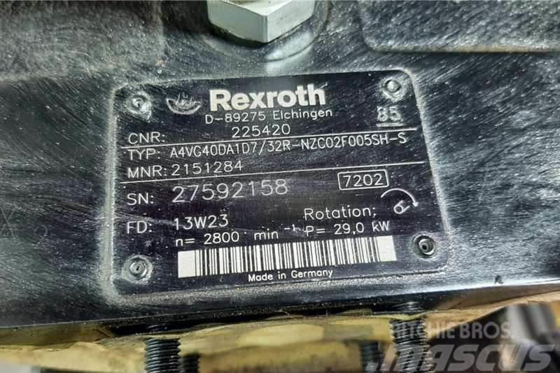 Rexroth Axial Piston Variable Pump A4VG40 Altele