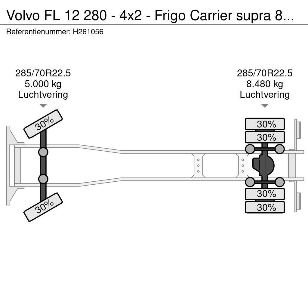 Volvo FL 12 280 - 4x2 - Frigo Carrier supra 850 MT - Zep Camion cu control de temperatura