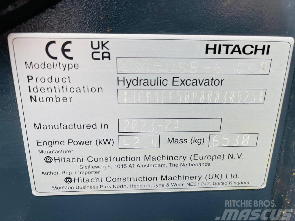 Hitachi ZX 65 US B-6 Mini excavatoare < 7t
