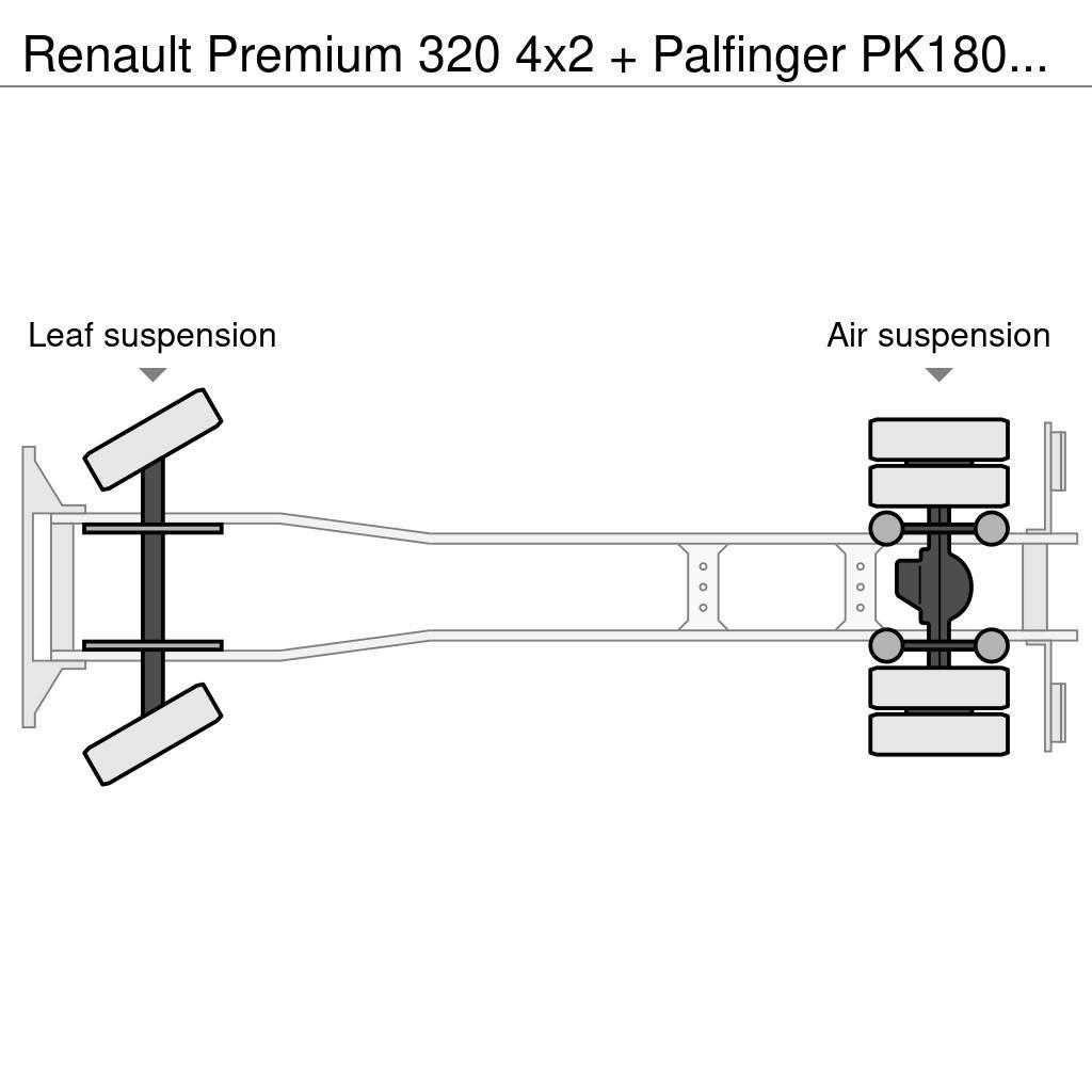 Renault Premium 320 4x2 + Palfinger PK18002-EH C (Year 201 Camion cu carlig de ridicare
