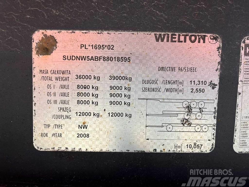Wielton NW 48 A BOX L=10132 mm / 48 m3 Semi-remorca Basculanta