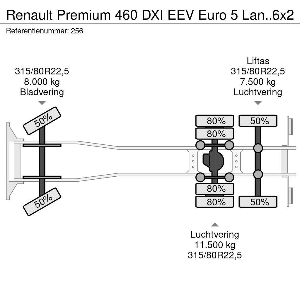 Renault Premium 460 DXI EEV Euro 5 Lander 6x2 Meiller 20 T Camion cu carlig de ridicare