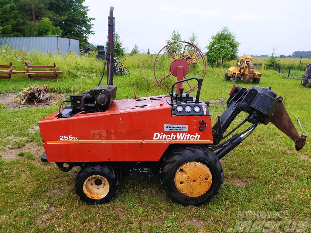 Ditch Witch 255 SX Vibratory Plow Pługoukładacz Excavatoare de santuri