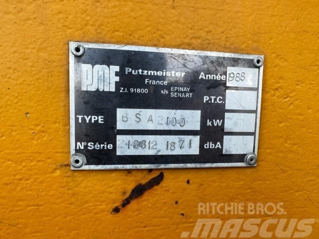 Putzmeister BSA 2100 /160 KW ELEKTRIC Pompa pentru beton