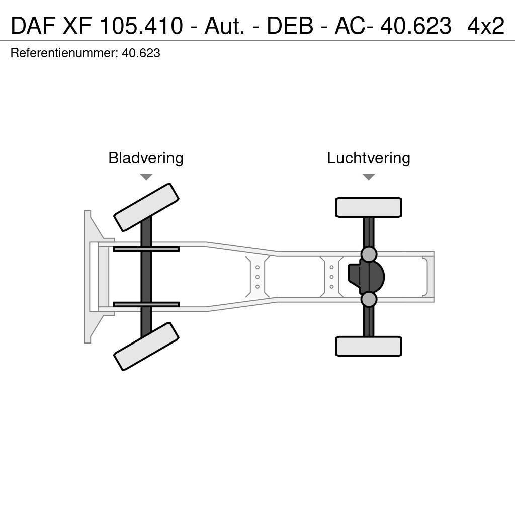 DAF XF 105.410 - Aut. - DEB - AC- 40.623 Autotractoare