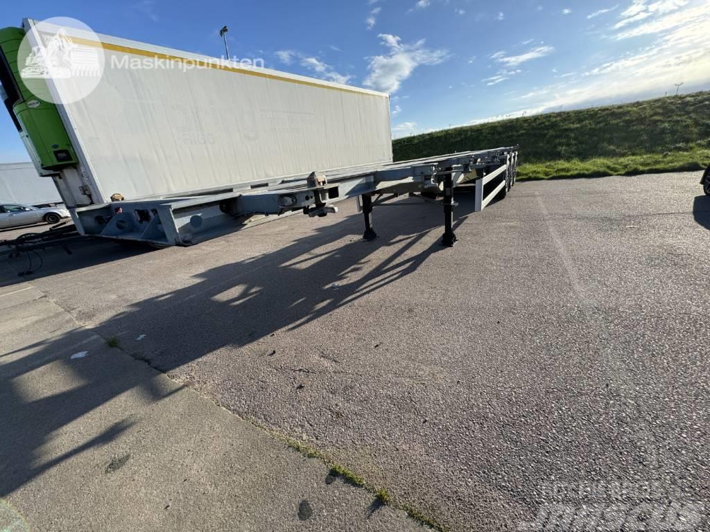 Fruehauf Containertrailer Camion cu semi-remorca cu incarcator