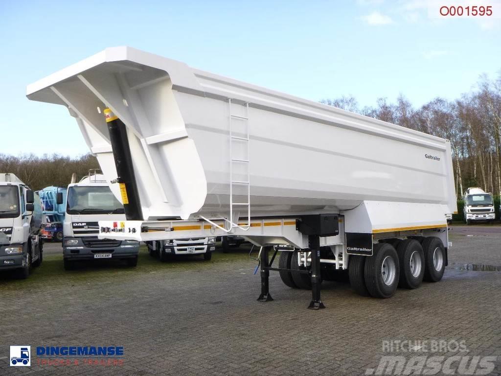  GALTRAILER Tipper trailer steel 40 m3 / 68 T / ste Semi-remorca Basculanta