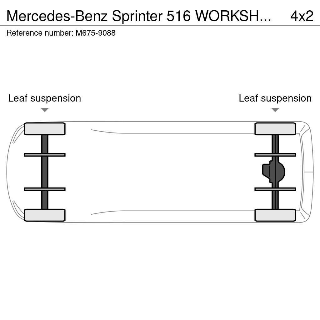 Mercedes-Benz Sprinter 516 WORKSHOP EQUIPMENT / BOX L=4559 mm Utilitara