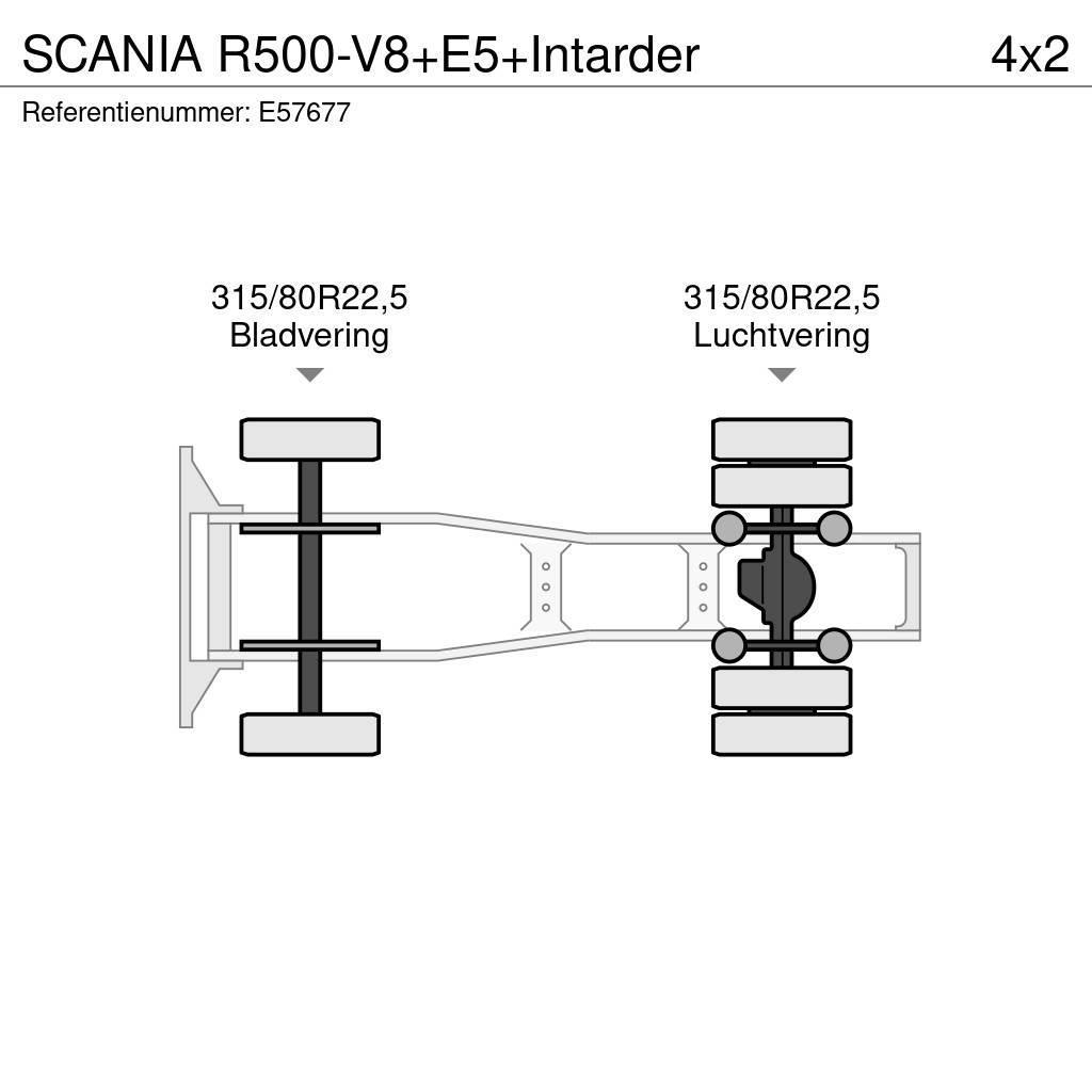 Scania R500-V8+E5+Intarder Autotractoare