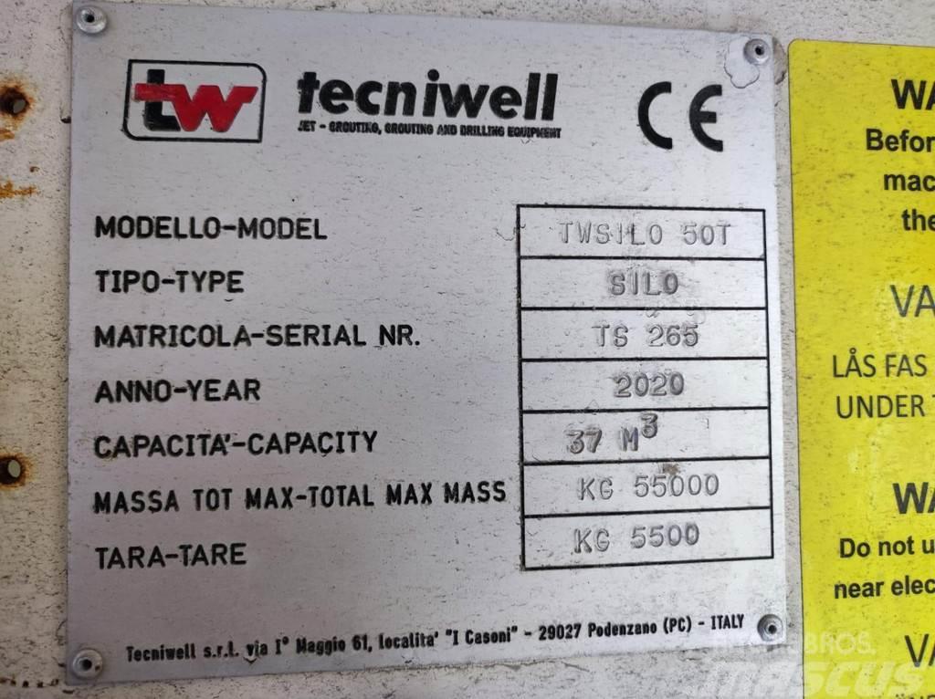  Techniwell TWSILO 50T HORIZONTAL STACKABLE SILO Demontabile