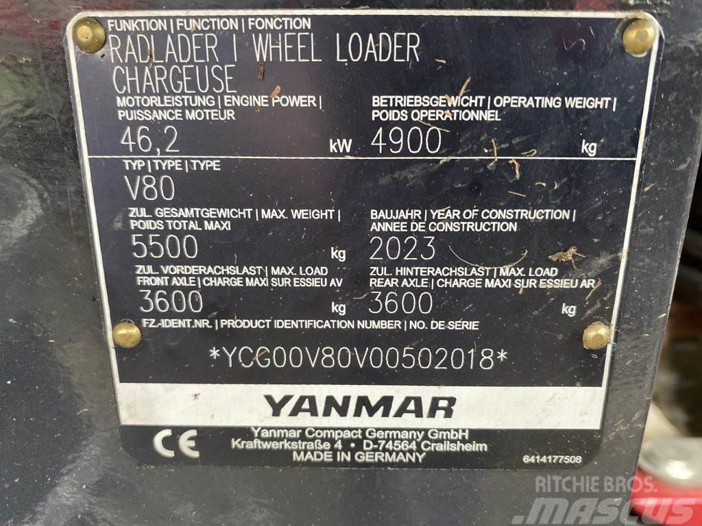 Yanmar V80-5 Incarcator pe pneuri