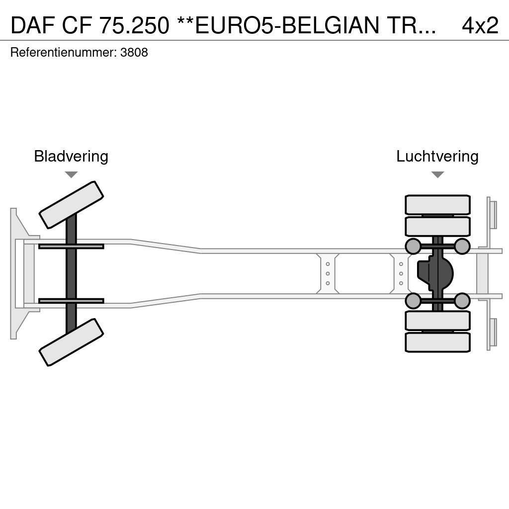 DAF CF 75.250 **EURO5-BELGIAN TRUCK** Autocamioane