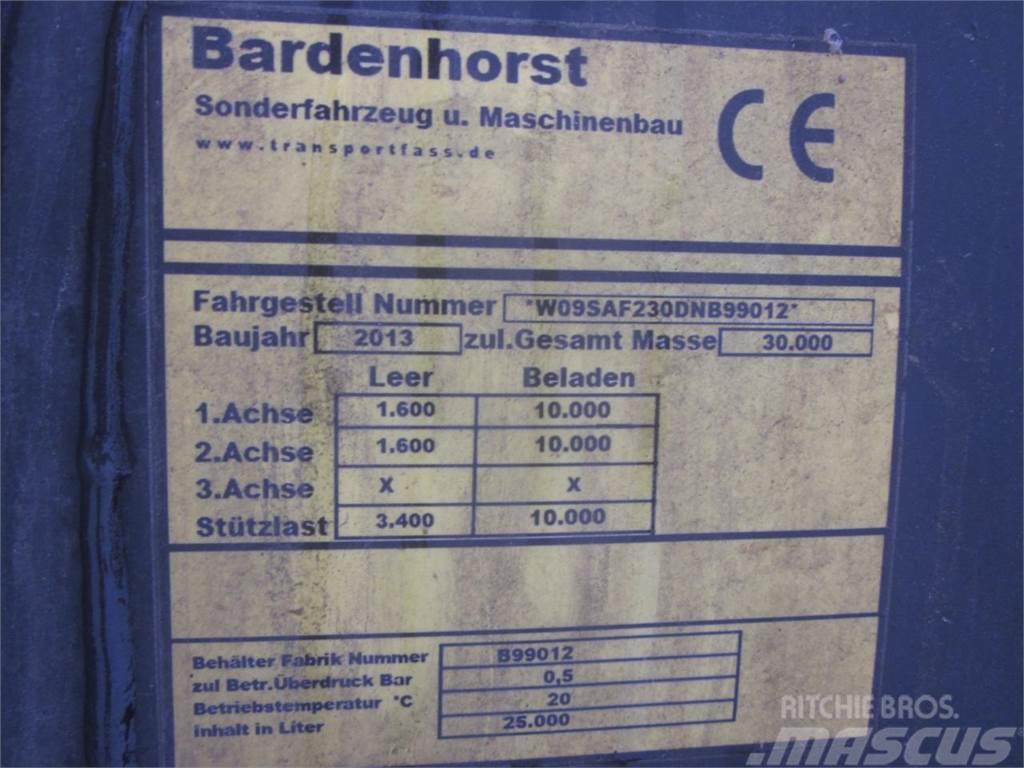  Bardenhorst 25000, 25 cbm, Tanksattelauflieger, Zu Ore de transport în forma lichida