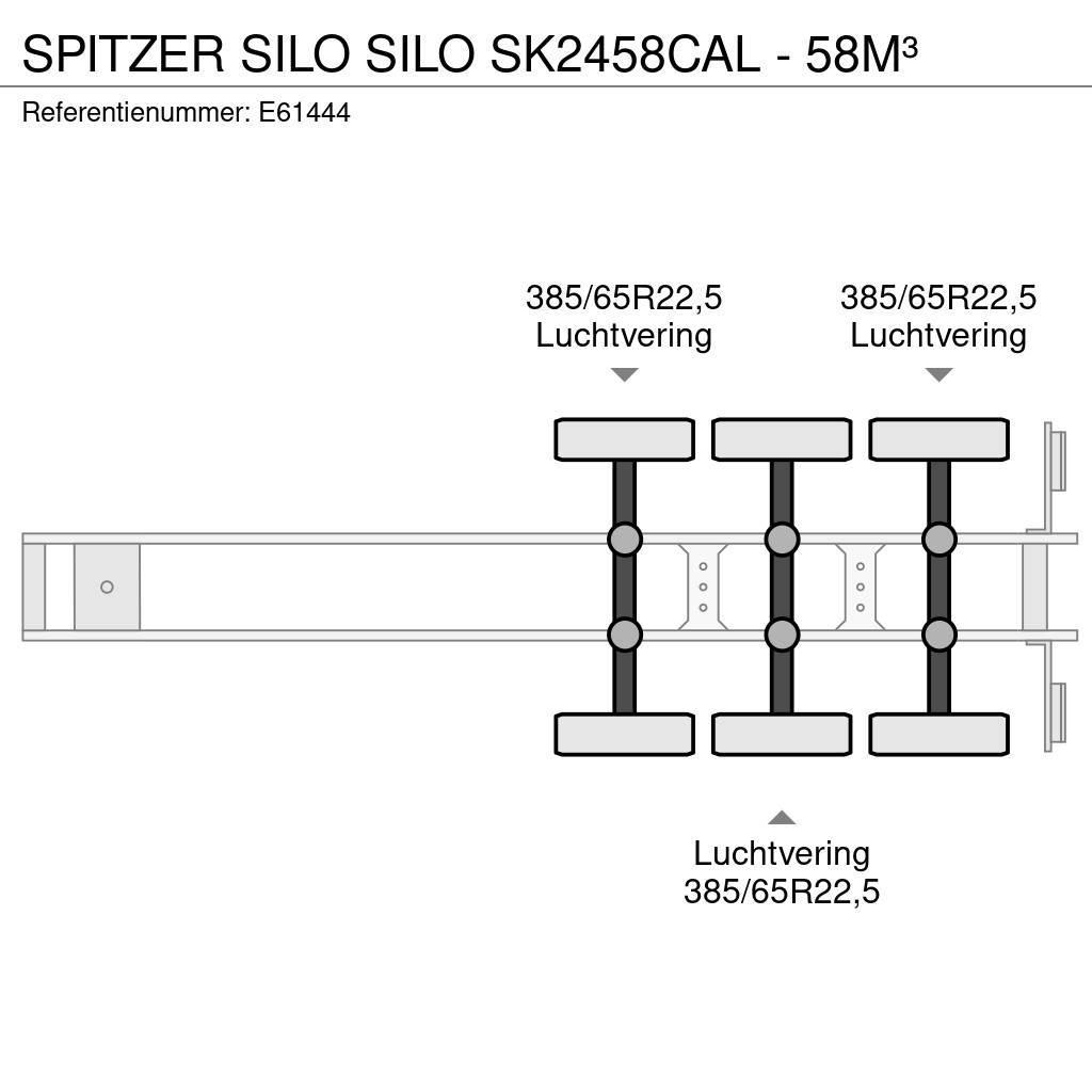 Spitzer Silo SILO SK2458CAL - 58M³ Cisterna semi-remorci