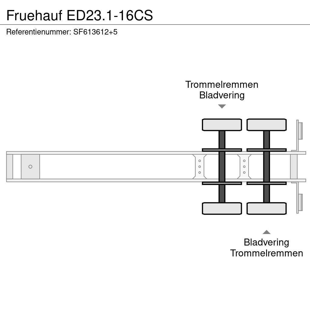 Fruehauf ED23.1-16CS Semi-remorca agabaritica