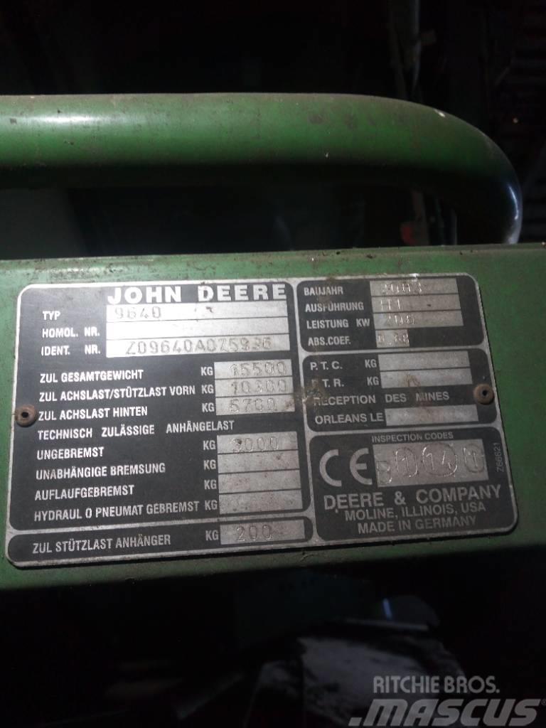 John Deere 9640 WTS Combine de secerat