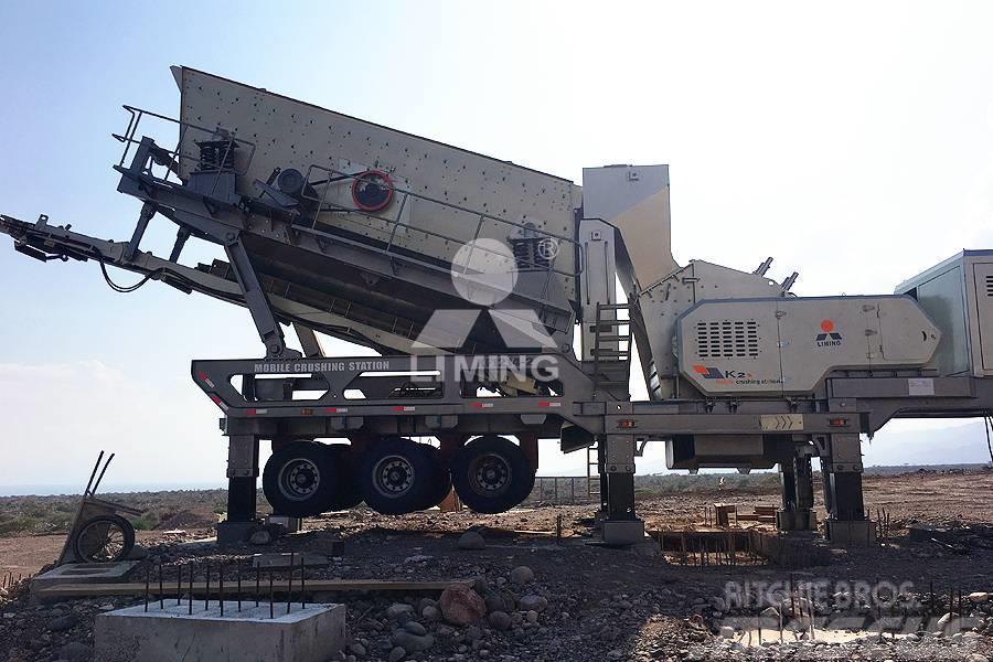 Liming KF1214 Mobile Impact Crusher With Screen Concasoare mobile