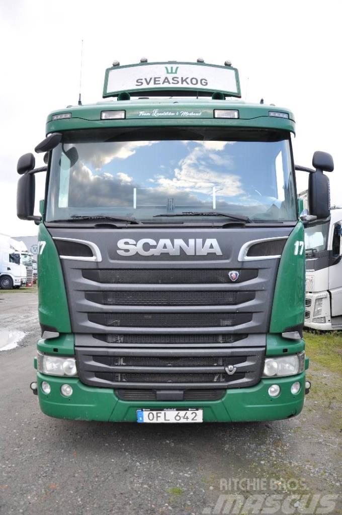 Scania R520 8X4 Euro 6 Camion pentru lemne