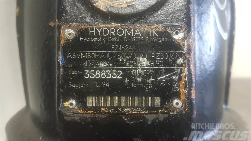 Hydromatik A6VM80HA1U/60W - Drive motor/Fahrmotor/Rijmotor Hidraulice