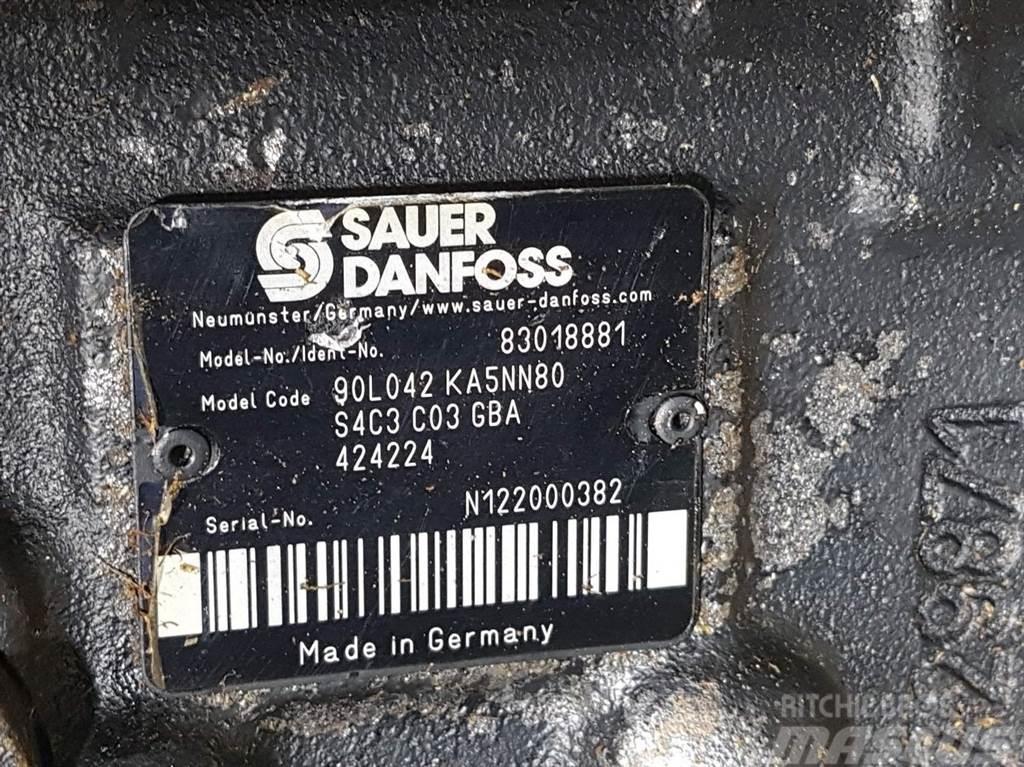 Sauer Danfoss 90L042KA5NN80S4C3-83018881-Drive pump/Fahrpumpe Hidraulice