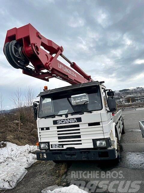 Scania 82M *BUCKET LIFT *23m HEIGHT *WORKING TRUCK Platforme aeriene montate pe camion