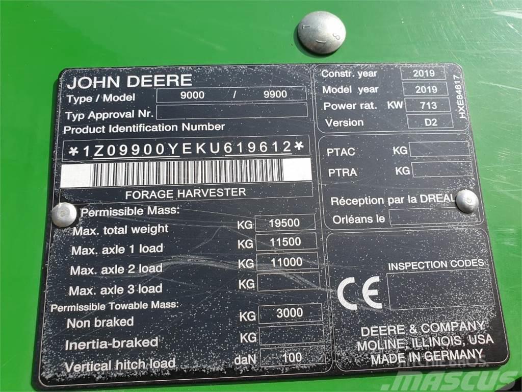 John Deere 9900 Culegatoare de nutret