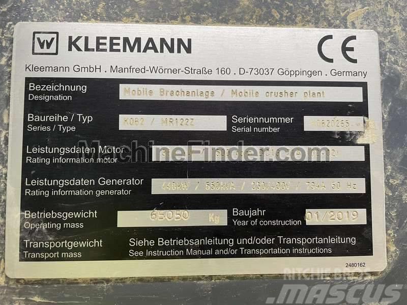 Kleemann MR 122 Z Concasoare mobile