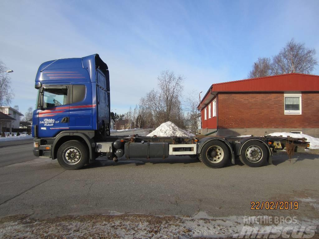 Scania R 124 LB 6X2 4700 Camion cadru container