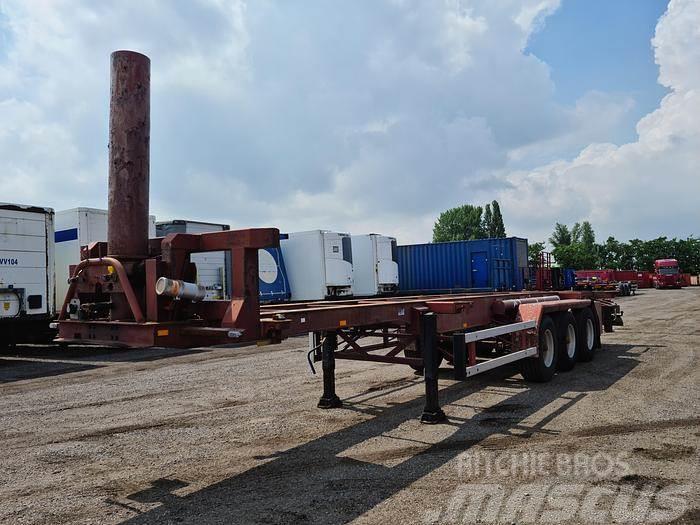 Gofa 40ft | Steel suspension | BPW drum Camion cu semi-remorca cu incarcator