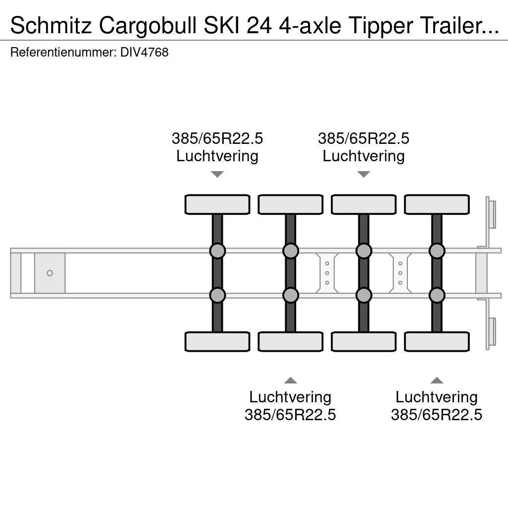 Schmitz Cargobull SKI 24 4-axle Tipper Trailer (4 units) Semi-remorca Basculanta