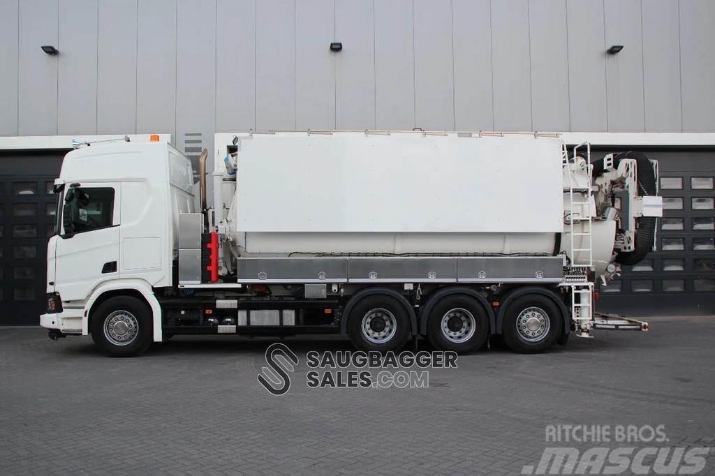 Scania R540 Amphitec Vortex 11000 suction excavator Camion vidanje