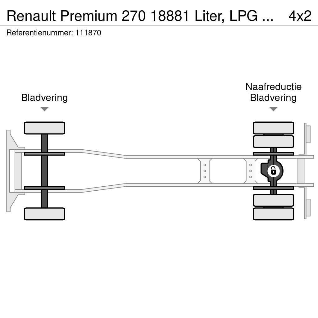 Renault Premium 270 18881 Liter, LPG GPL, Gas tank, Steel Cisterne